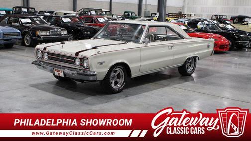 WHITE 1967 Plymouth GTX