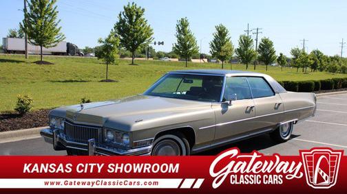 CHAMPAGNE/SILVER 1973 Cadillac DeVille Base