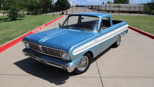 Blue and Cream 1965 Ford Ranch Base