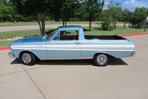 Blue and Cream 1965 Ford Ranch Base