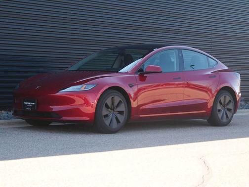 Ultra Red 2024 Tesla Model 3 Long Range