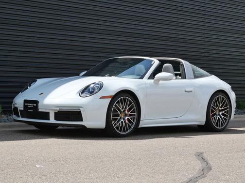 White 2022 Porsche 911 Targa 4S