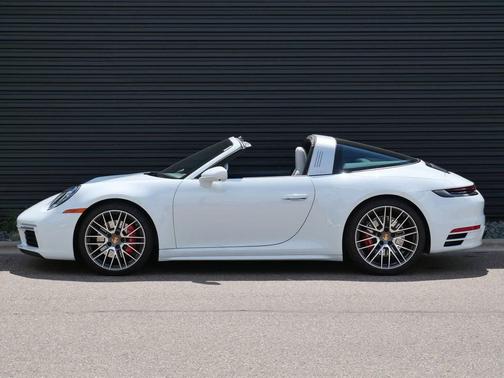 White 2022 Porsche 911 Targa 4S