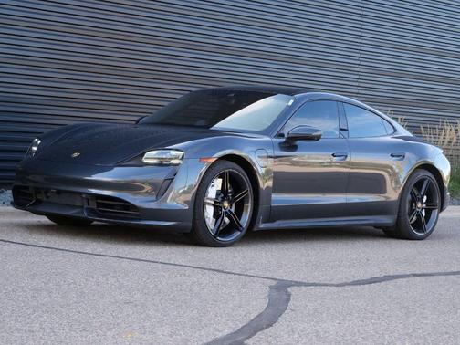 Gray 2020 Porsche Taycan Turbo