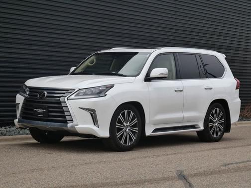 Eminent White Pearl 2021 Lexus LX 570 Three-Row