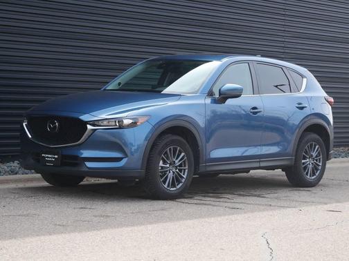 Deep Crystal Blue Mica 2021 Mazda CX-5 Touring