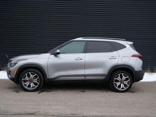 Steel Gray 2021 Kia Seltos SX Turbo