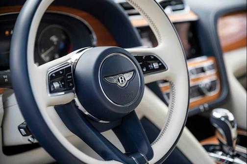 Blue 2021 Bentley Bentayga V8