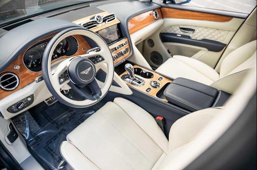 Blue 2021 Bentley Bentayga V8