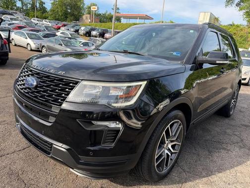 Shadow Black 2018 Ford Explorer Sport