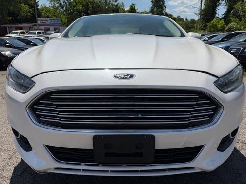 White Platinum Metallic Tri-Coat 2015 Ford Fusion SE