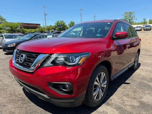 Scarlet Ember 2018 Nissan Pathfinder SV