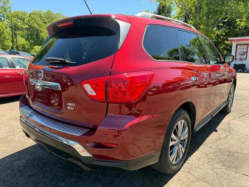 Scarlet Ember 2018 Nissan Pathfinder SV