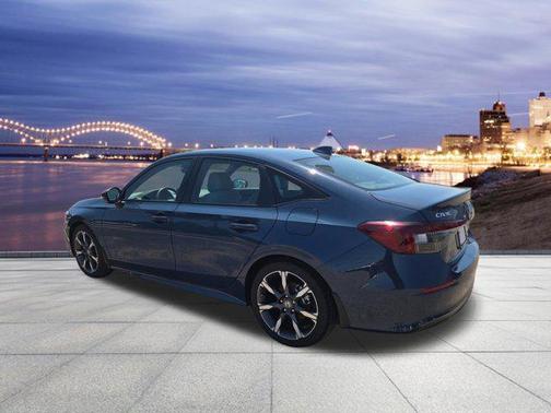 Blue Lagoon Pearl 2025 Honda Civic Hybrid Sport