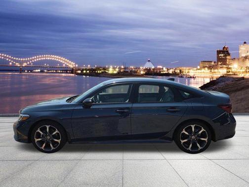 Blue Lagoon Pearl 2025 Honda Civic Hybrid Sport