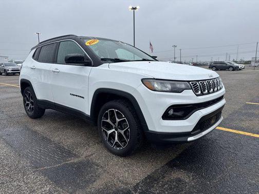Bright White Clearcoat 2025 Jeep Compass Limited