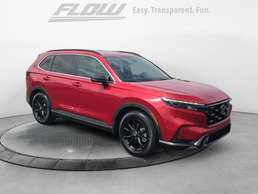 Radiant Red Metallic 2025 Honda CR-V Hybrid