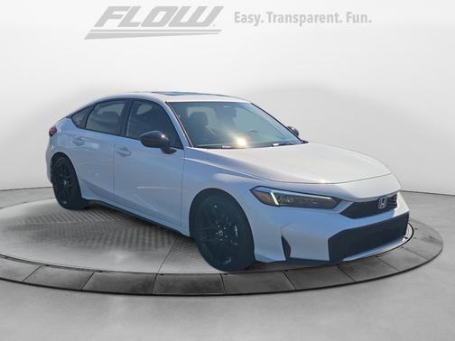 Platinum White Pearl 2026 Honda Civic Hybrid