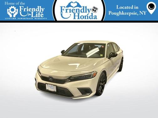 Platinum White Pearl 2023 Honda Civic