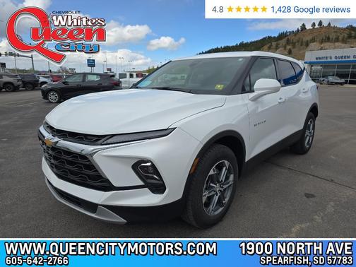 Summit White 2025 Chevrolet Blazer 2LT