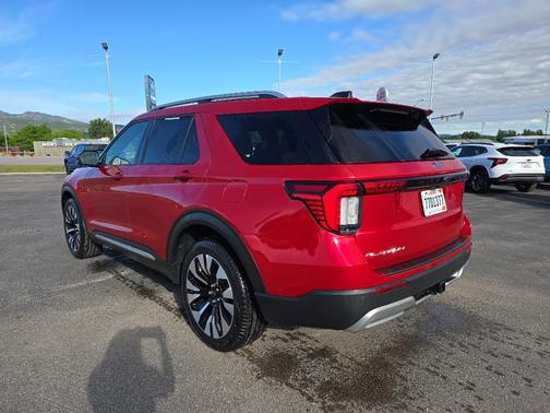 Rapid Red Metallic Tinted Clearcoat 2026 Ford Explorer Platinum