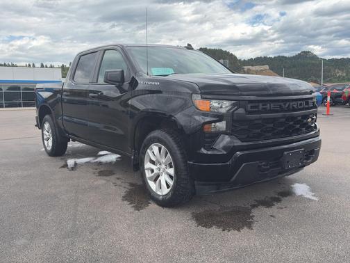 Black 2022 Chevrolet Silverado 1500 Custom