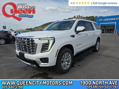 Summit White 2025 GMC Yukon XL Denali