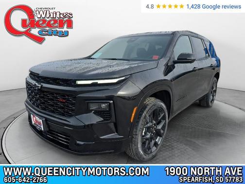 Mosaic Black Metallic 2026 Chevrolet Traverse RS