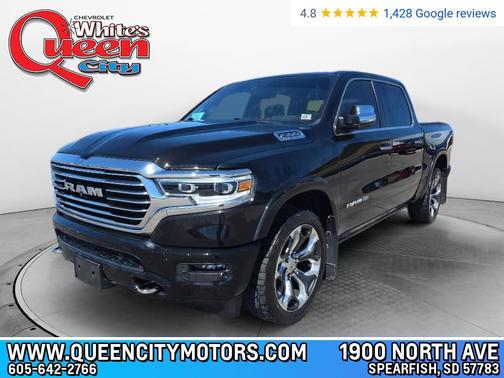 Diamond Black Crystal Pearlcoat 2022 RAM 1500 Longhorn