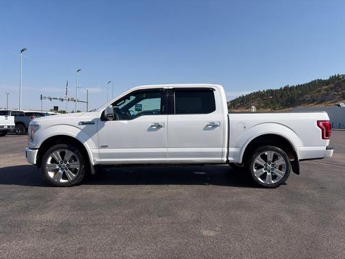 White Platinum Metallic Tri-Coat 2016 Ford F-150 Limited
