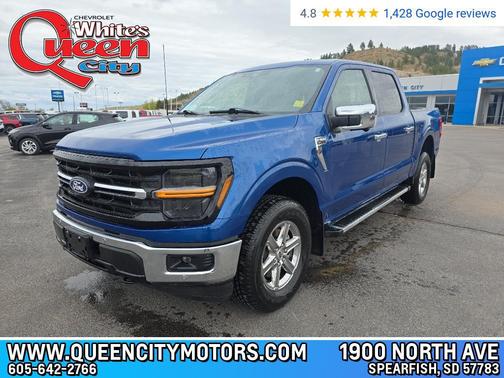 Atlas Blue Metallic 2024 Ford F-150 XLT