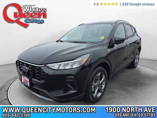 Agate Black Metallic 2025 Ford Escape ST-Line