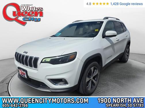 Bright White Clearcoat 2020 Jeep Cherokee Limited