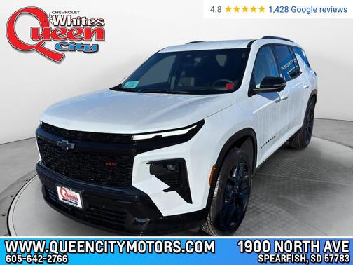 Polar White Tricoat 2026 Chevrolet Traverse RS