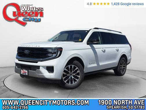 Oxford White 2025 Ford Expedition Max Platinum