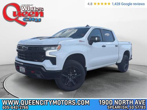 Summit White 2026 Chevrolet Silverado 1500 LT Trail Boss