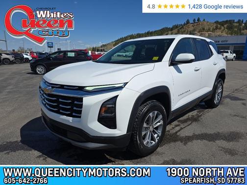 Summit White 2025 Chevrolet Equinox 1LT
