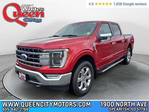Rapid Red Metallic Tinted Clearcoat 2023 Ford F-150 Lariat