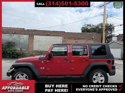 Flame Red 2008 Jeep Wrangler Unlimited X