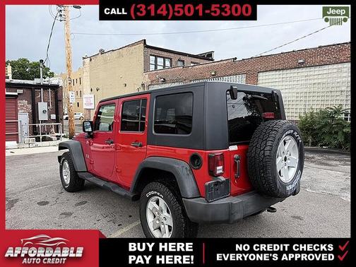 Flame Red 2008 Jeep Wrangler Unlimited X