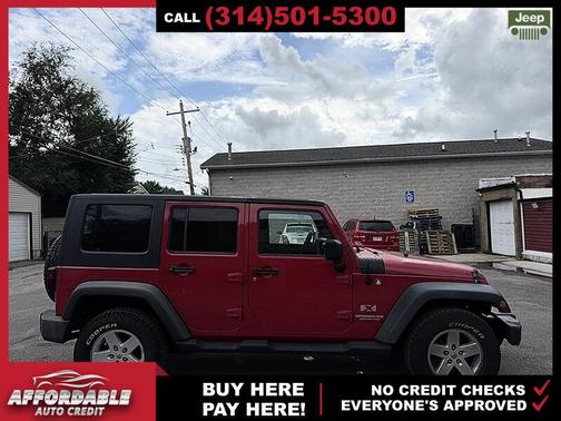 Flame Red 2008 Jeep Wrangler Unlimited X