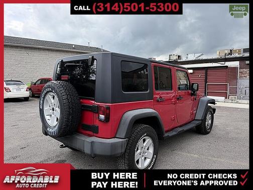 Flame Red 2008 Jeep Wrangler Unlimited X