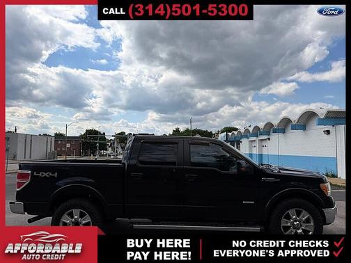 Tuxedo Black Metallic 2012 Ford F-150 Lariat