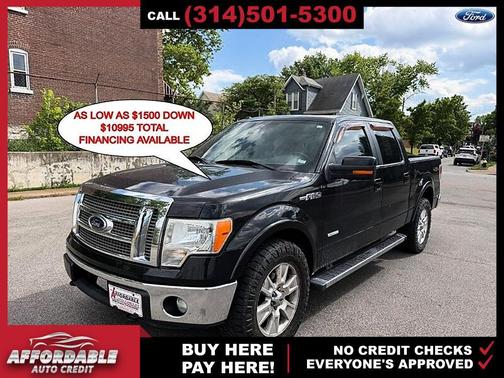 Tuxedo Black Metallic 2012 Ford F-150 Lariat