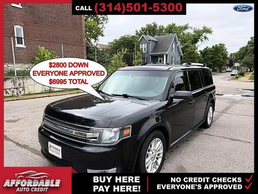 Black 2014 Ford Flex SEL