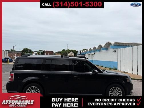 Black 2014 Ford Flex SEL