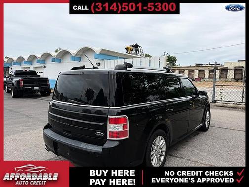 Black 2014 Ford Flex SEL