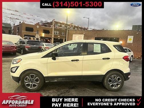Diamond White 2021 Ford EcoSport S