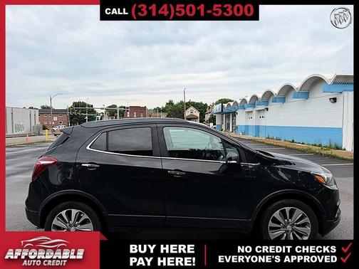 Ebony Twilight Metallic 2018 Buick Encore Preferred