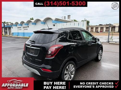 Ebony Twilight Metallic 2018 Buick Encore Preferred